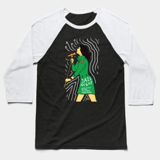 Jazz Night Baseball T-Shirt